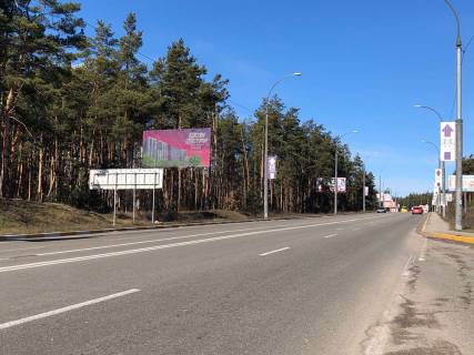 Билборд B в Ирпене, 6*3  вул. Університетська (в напрямку з Києва) фото 1