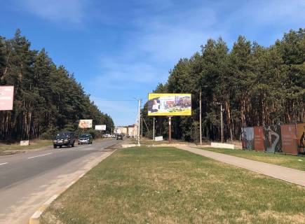 Білборд, Бігборд (Борд)  A у Ірпені, 6*3  вул. Соборна, в'їзд в Ірпінь Фото 1