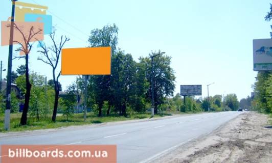 Билборд B в Гостомеле, 6*3  вул. Свято-Покровська (виїзд з Гостомеля в напрямку Києва) фото 1