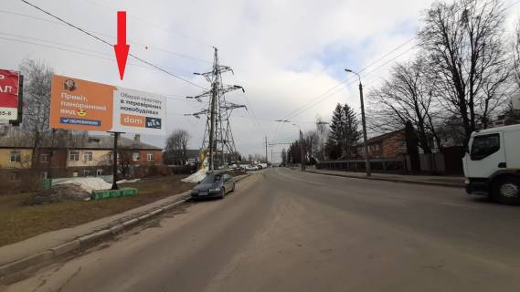 Билборд A в Хмельницком, 3х6  вул. Купріна (поворот перед ГАЇ) фото 1