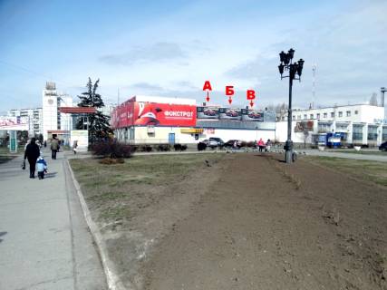 Білборд, Бігборд (Борд)  B у Енергодарі, 3x6  пр. Строителей (центральная площадь, рай. ДК "Современник") Фото 1