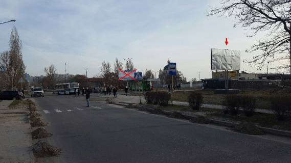 Билборд A в Энергодаре, 3x6  ул. Молодежная (район Автовозкала)                             фото 1