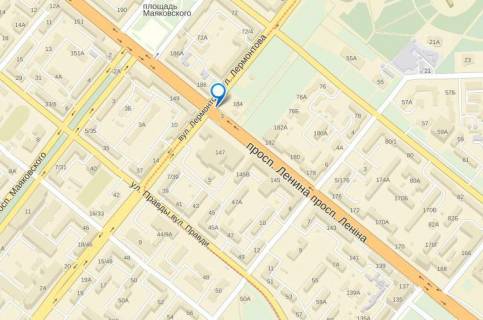 Нестандарт  у Запоріжжі пр.Ленина (Украина) схема