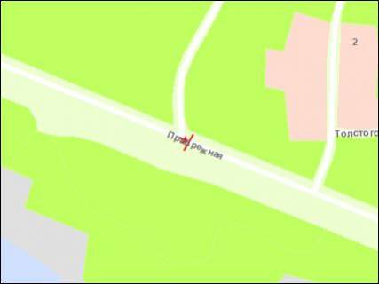 Білборд, Бігборд (Борд)  B у Василівці Прибрежная м схема