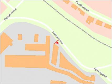 Білборд, Бігборд (Борд)  B у Василівці Украинская ул схема