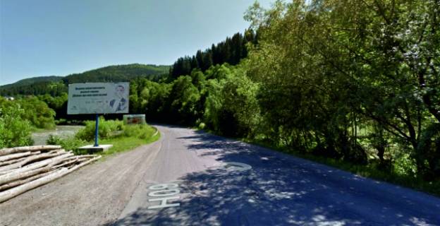 Билборд A в Берегово, Біл-борд  с.Костилівка,вул.Головна, в сторону м.Тячів, (виїзд) фото 1