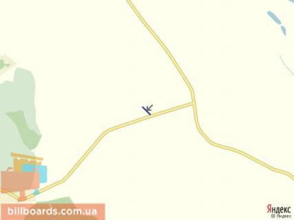 Билборд A в Хусте с.Шаян, (зони відпочинку) курортне містечко, вїзд схема