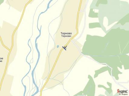 Білборд, Бігборд (Борд)  A у Тячеві с.Терново, вул.Головна центр села в сторну м.Тячів зі сторони смт.Нересниця схема