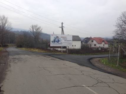 Білборд, Бігборд (Борд)  A у Тячеві, Біл-борд  м. Тячів вул. Листопада 53, Нова пошта № 1, житловий комплекс "Нересен", Українська школа Фото 1