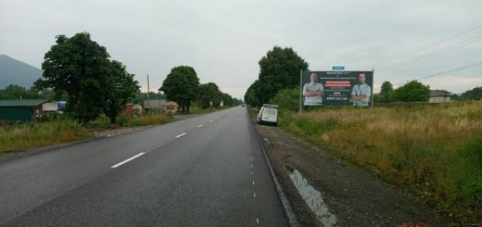 Билборд A в Тячеве, Біл-борд  с. Бедевля, в сторону м. Тячів фото 1