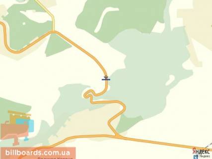 Билборд A в Виноградове с.Велика Копаня, перевал, в сторону м. Хуст, траса Мукачево - Івано-Франківськ схема