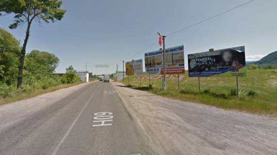 Білборд, Бігборд (Борд)  A у Тячеві, 8x4  м. Тячів вул.Незалежності, національна мережа продуктових магазинів АТБ АЗС Фото 1