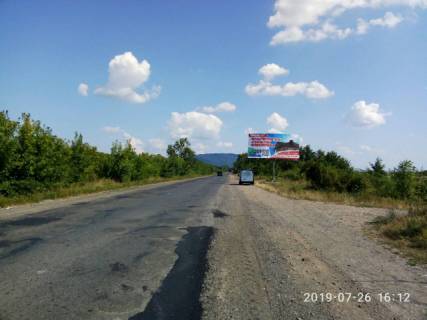 Билборд A в Виноградове, 6x3  Виїзд з с. Онок, в сторону м. Виноградів фото 1