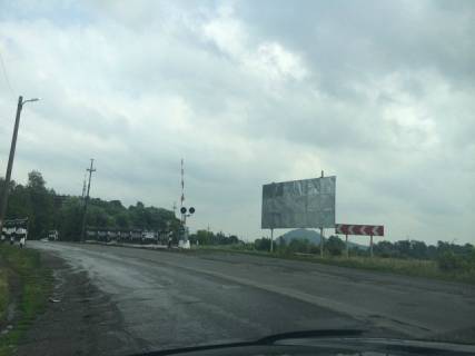 Билборд A в Хусте м.Хуст, вул. Волошина, (переїзд)  в'їзд в місто траса Мукачево-Івано-Франківськ, в сторону м. Тячів фото 1