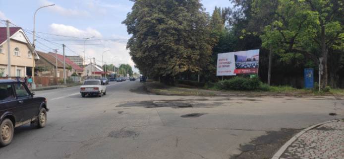 Білборд, Бігборд (Борд)  A у Ужгороді, 6x3  м.Ужгород вул.Гагаріна-Лавріщева Фото 1