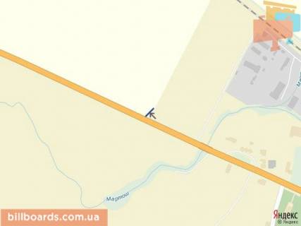 Білборд, Бігборд (Борд)  A у Тячеві Тячів вул.Армійська виїзд в сторону м.Ужгород траса Рогатин-Мукачево, біля АЗС "ОККО" схема