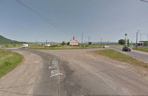 Білборд, Бігборд (Борд)  A у Хусті, 6x3  Траса Мукачево-Рогатин. Круг с. Іза зі сторони м.Хуст Фото 1