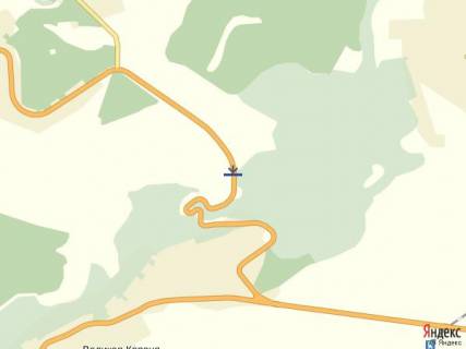 Билборд A в Виноградове с.Велика Копаня, перевал, в сторону м. Хуст, траса Мукачево - Івано-Франківськ схема