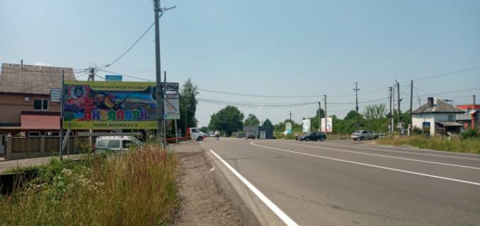 Білборд, Бігборд (Борд)  B у Тячеві, 3х6  с.Бедевля, вул.Волошина  в сторону  м. Тячів ,перехрестя ( на смт. Дубове ) Фото 1