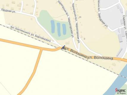 Билборд A в Хусте м.Хуст, вул. Волошина, (переїзд) виїзд з міста траса  Івано-Франківськ-Мукачево, в сторону м. Мукачево схема