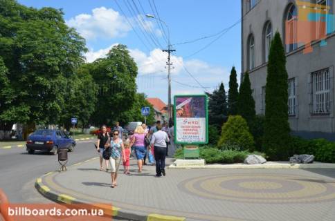 Ситилайт A в Тячеве м. Тячів на розі вул. Незалежності та Жовтнева, , біля міліції Приват банку та піцерії Дольче Віта фото 1