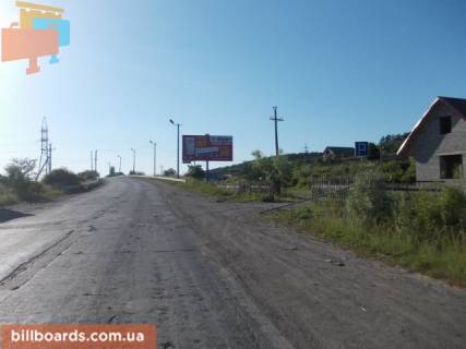 Білборд, Бігборд (Борд)  A у Тячеві смт.Солотвино, вул. Спортивна в сторону м.Тячів, біля ринку,авторинку. Фото