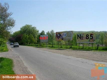 Білборд, Бігборд (Борд)  A у Тячеві с.Нересниця,вул.Головна, в сторону смт.Дубове Фото 1