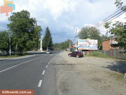 Билборд A в Тячеве с.Вільхівці, вул.Головна в сторну смт.Нересниця зі сторони м.Тячів фото 1