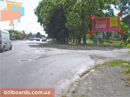 Билборд A в Ужгороде м. Ужгород, вул. Карпатської України (Гагаріна) – Огарьова фото 1