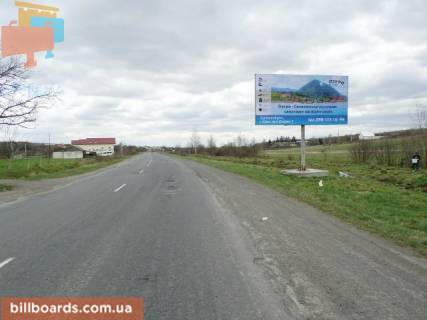 Билборд A в Мукачеве с.Лалово, вул.Головна, виїзд, в сторону м. Хуст, траса  Мукачево-Івано-Франківськ фото 1