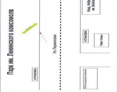 Билборд B в Херсоне, 3x6  Парк Славы правый схема