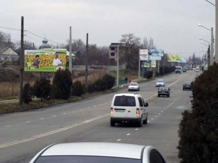 Билборд B в Мелитополе, 3х6  пр. Богдана Хмельницкого южный выезд (р-н моста) центральный проспект фото 1