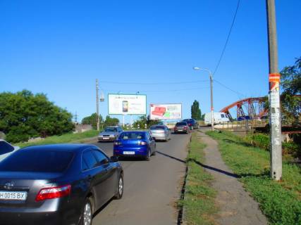 Билборд B в Одессе, 6x3  вул. Поїздна / Горбатий міст фото 1