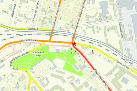 Призма A в Одессе, 6x3  вул. Приморська / узвіз Маринеско №1 - 231540 схема