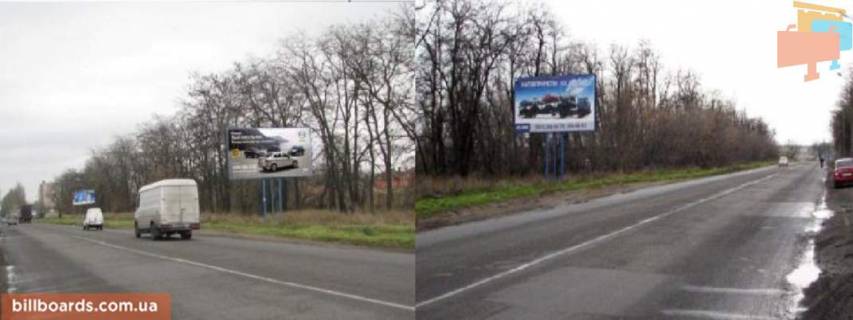 Билборд B в Мелитополе вул. Крупської (сади) фото 1