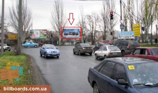 Билборд A в Мелитополе Перетин вул. В.Інтернаціоналістів / вул.Ломоносова (поворот до виїзду з міста у напрямку м. Запоріжжя) фото 1