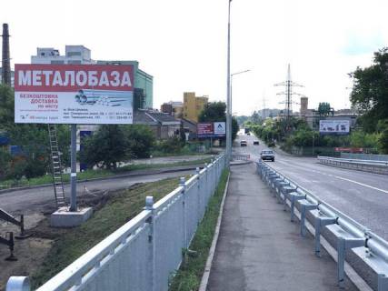 Білборд, Бігборд (Борд)  B у Білій Церкві, 3х6  вул. Сквирське шосе, Горбатий міст направлення на Сквиру Фото 1