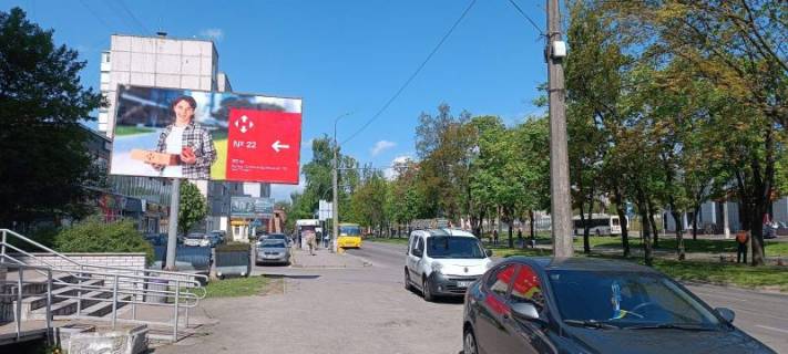 Білборд, Бігборд (Борд)  B у Білій Церкві, 3х6  Б-р. Олександрійський, буд 113 (напрямок з центру) Фото 1