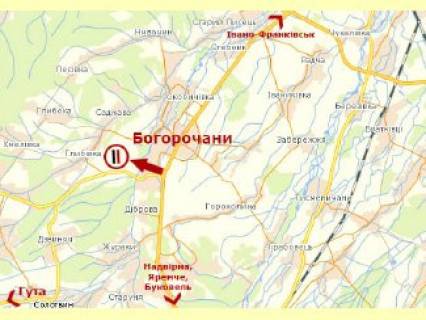 Билборд A в Трасах Івано-Франківська, 3х6  с.Раковець (дорога на Гуту) схема