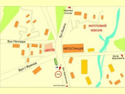 Билборд A в Коломые, 3х6  Карпатська,175 біля Епіцентру схема