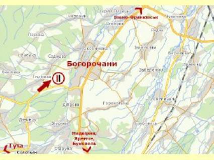 Билборд B в Трасах Івано-Франківська, 3х6  с.Раковець (дорога на Гуту) схема