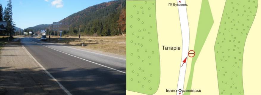 Билборд A в Татарове, 3х6  с.Татарів (напрямок на Буковель) ст.А фото 1