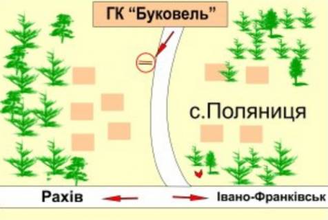 Білборд, Бігборд (Борд)  A у Буковелі с.Паляниця (навпроти кафе ...) ст.А схема