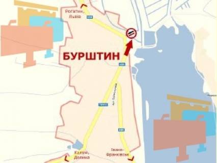 Билборд A в Бурштыне вул.Бандери  (Фаворит) ст.А фото 1