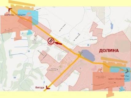 Билборд B в Долине вул.Хмельницького, 19, ст.Б фото 1