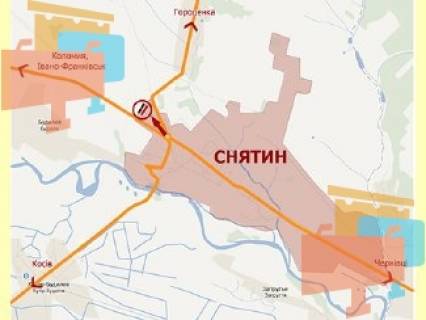 Билборд A в Снятыне м.Снятин( траса Коломия-Снятин) №1 ст.А фото 1