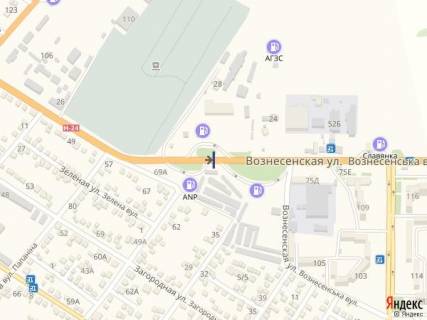 Билборд A в Первомайске ул. Вознесенская АЗС схема