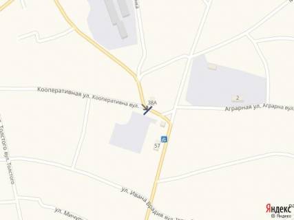 Билборд A в Первомайске ул. Героев Врадиевки схема