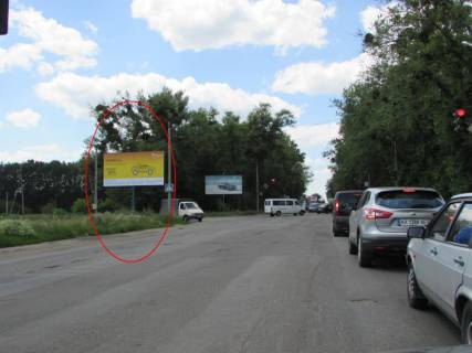 Билборд B в Полтаве, 3х6  К.Шосе вул. - Серьогіна вул. (на Харків) фото 1