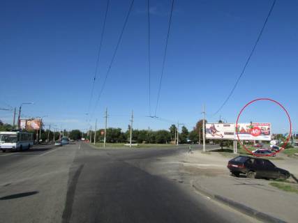 Билборд A в Полтаве, 3х6  В.Тирнівська вул.- Ковпака вул. Правий фото 1